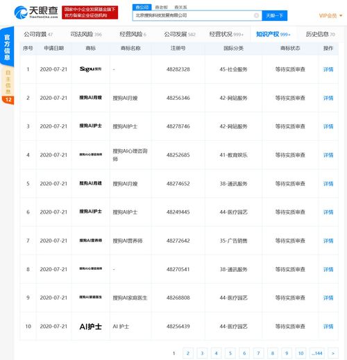 北京科技發展布局AI醫療健康領域，注冊多項相關商標強化計算機軟件開發實力